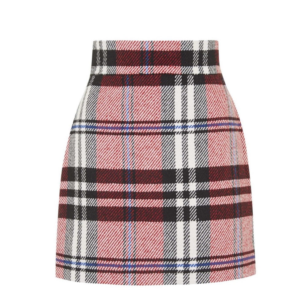Topshop plaid skirt